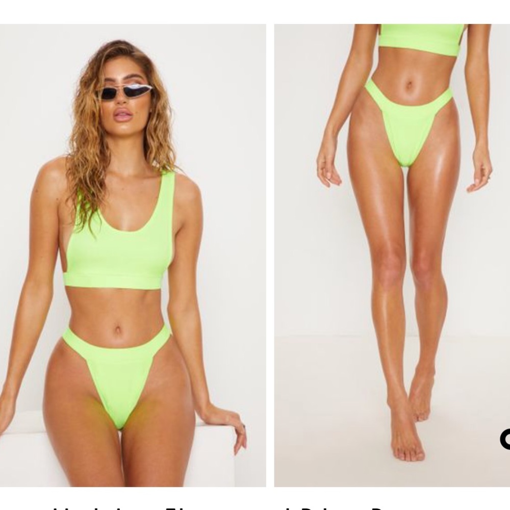 High waist bikini bottom/swimsuit